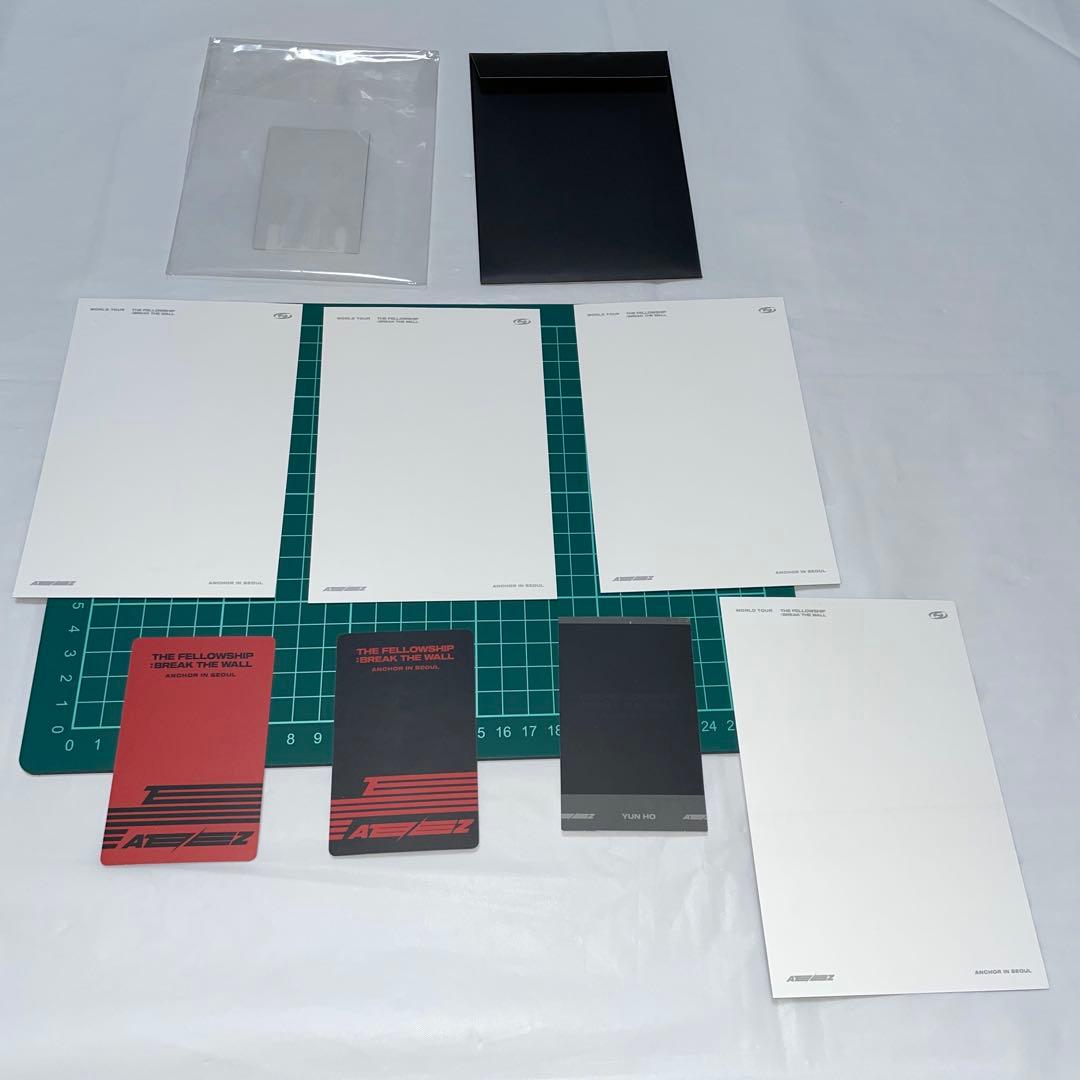 [新品未使用]ATEEZユノ 神戸アンコンフォトセット （直筆サイン入1枚あり）