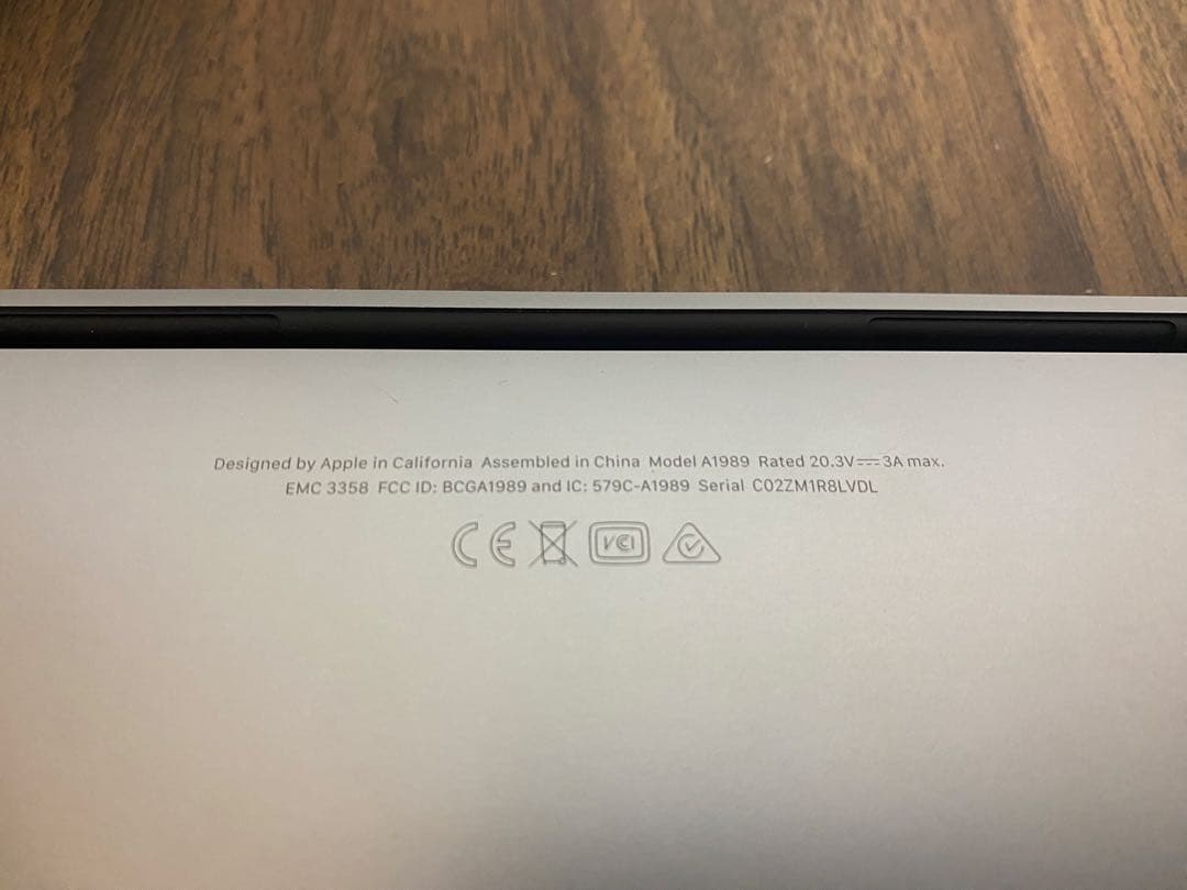 【ジャンク品】Apple MacBook Pro13インチA1989マックブック