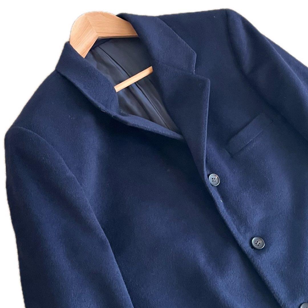 ✨美品✨PAPAS パパス アンゴラ60% ウール スーツ ネイビー 希少 秋冬