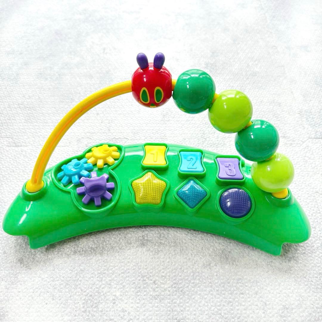 【美品】はらぺこあおむし ジャンパルー 日本育児 アクティビティジャンパー