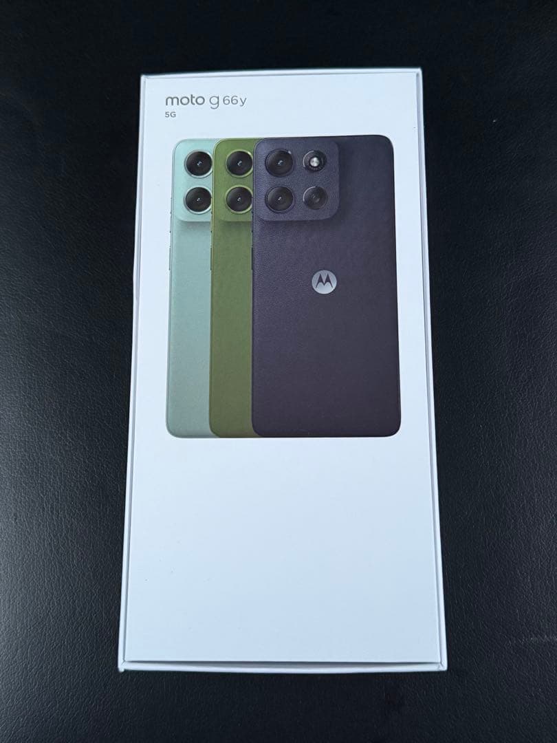 【新品・未使用】motorola moto g66y 5G ブラックオイスター