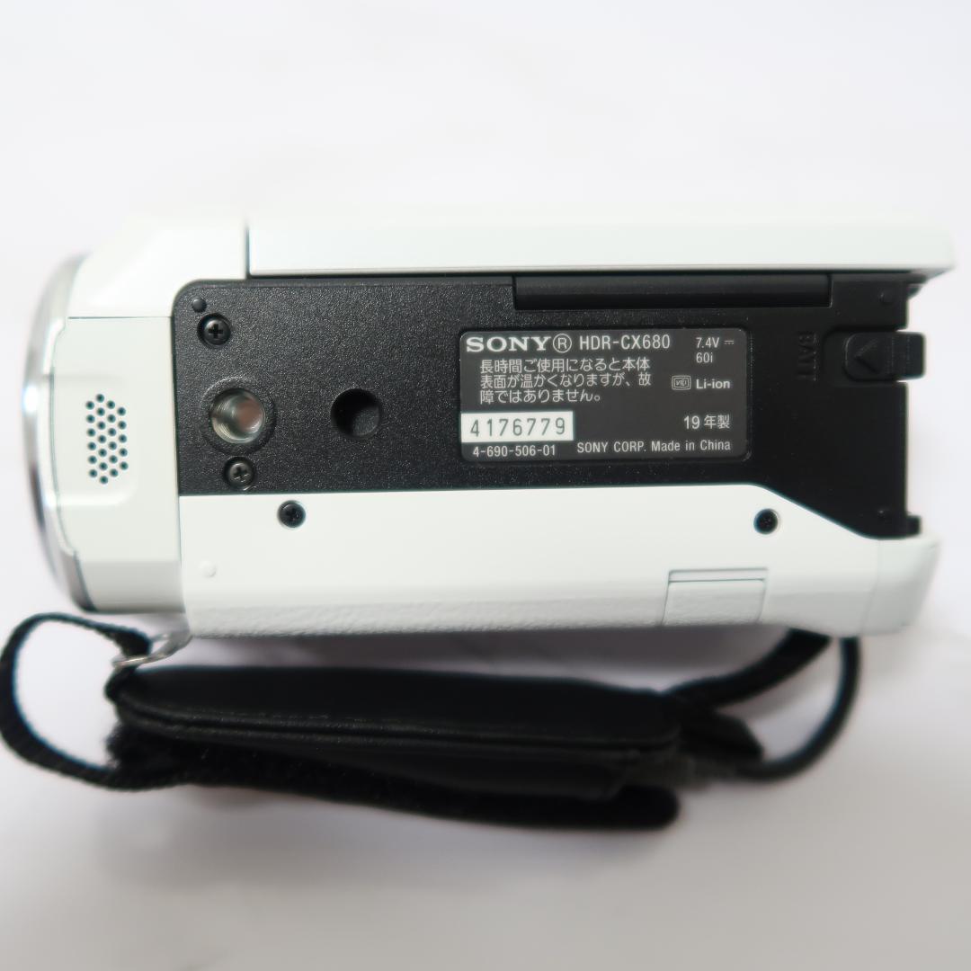 美品 Sony HDR-CX680 ハンディカム ビデオカメラ ホワイト