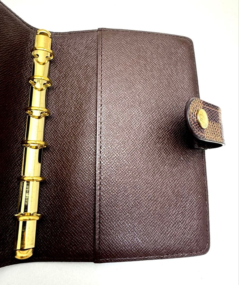 【美品】ルイヴィトン ダミエ 手帳 カバー アジェンダＰＭ