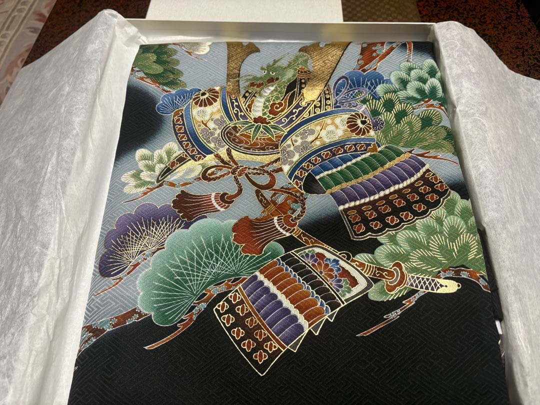 お宮参り　初着　産着　男の子　お祝い着　熨斗目