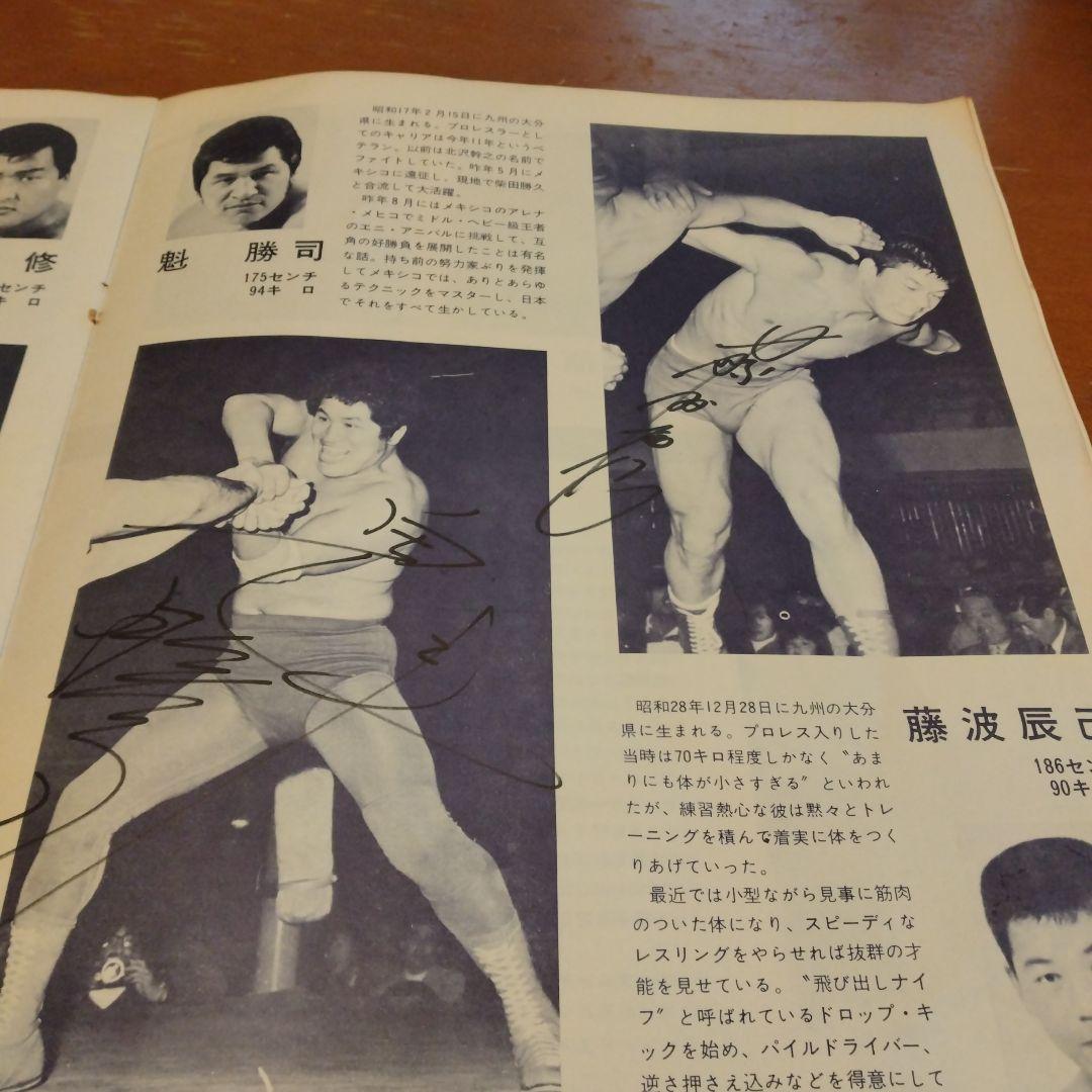 新日本プロレスニューダイヤモンドシリーズパンフレット　アントニオ猪木　プロレス