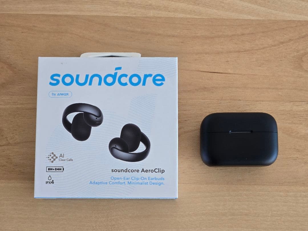 Anker Soundcore AeroClip 黒 使用回数の少ない新品同様品