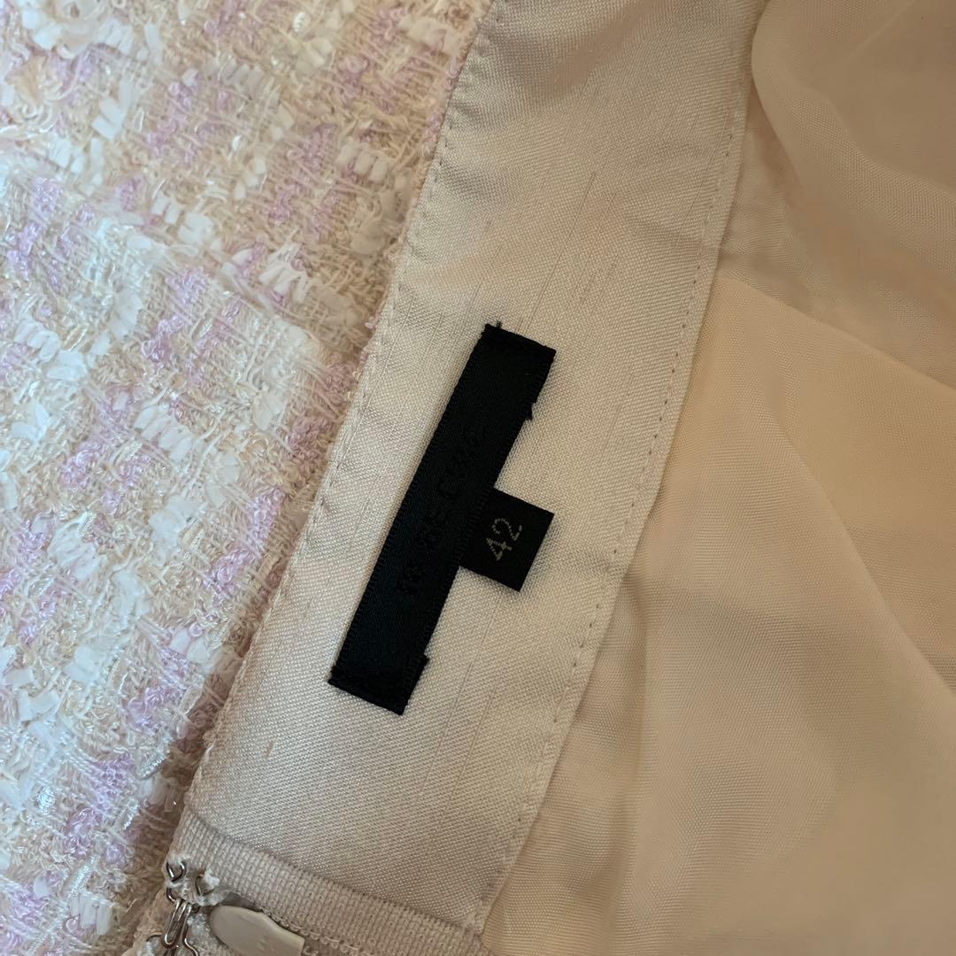 美品　TO BE CHIC ツイード　ジャケット　スカート サイズ42
