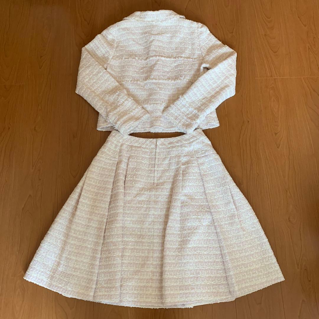 美品　TO BE CHIC ツイード　ジャケット　スカート サイズ42