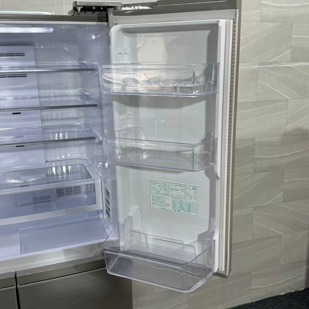 SHARP 大型冷蔵庫 大容量 502L 観音開き 6ドア d2551