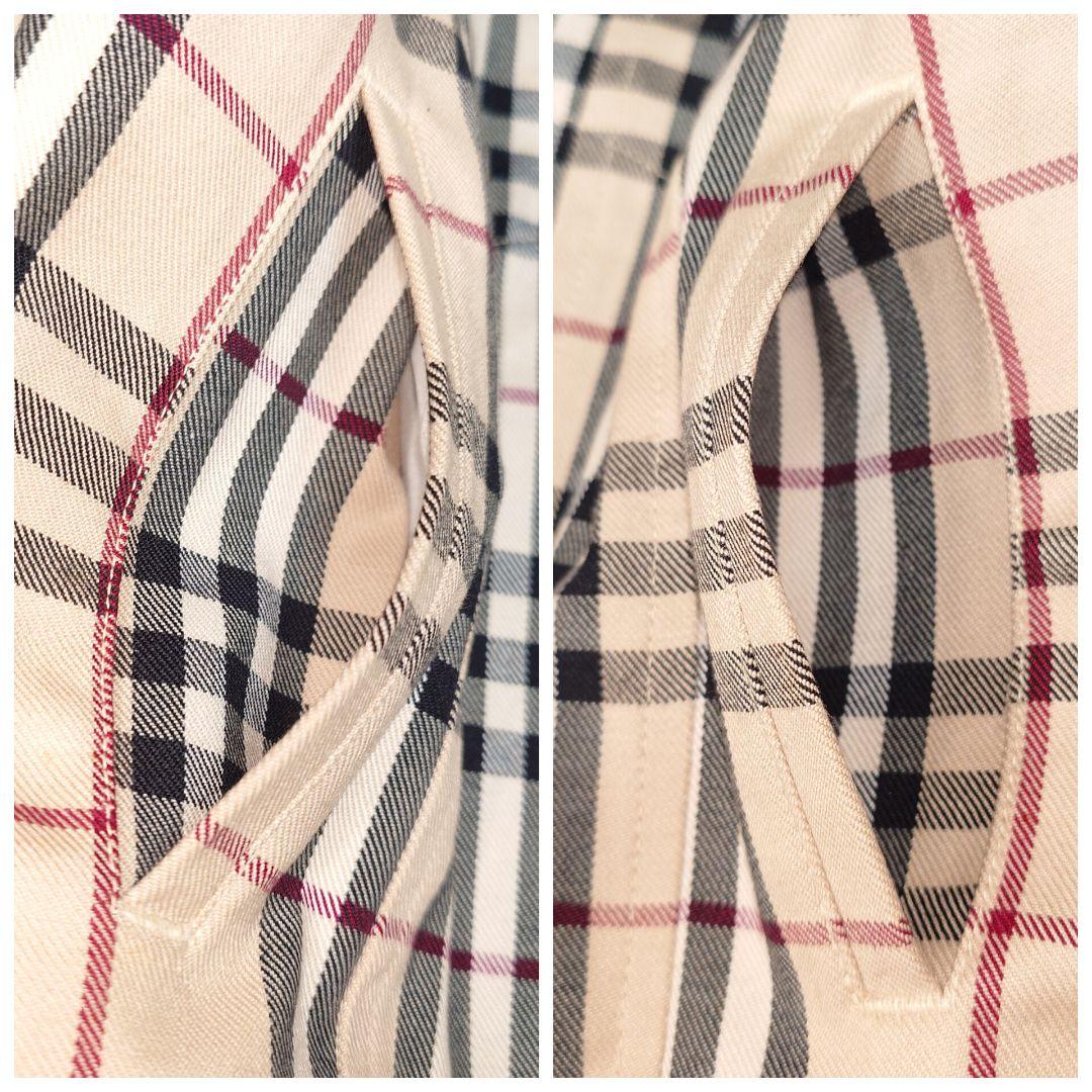 美品✨バーバリーロンドン ジャケット ノバチェック ベージュ レディース M