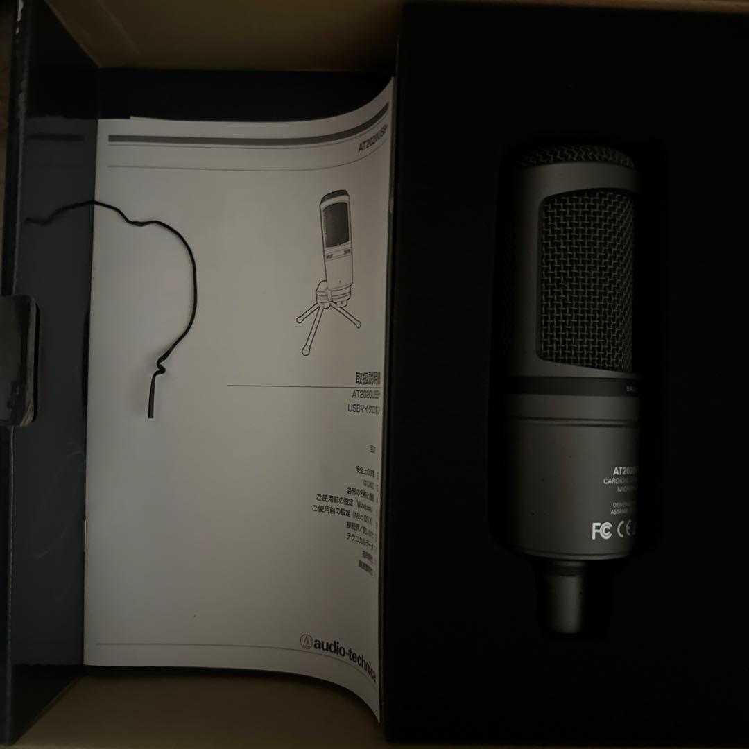 audio-technica AT2020USB+USBマイクロホン