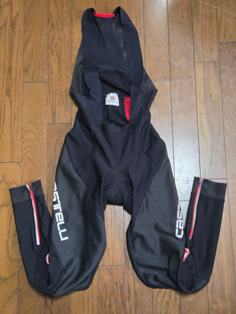 Castelli SORPASSO WIND 裏起毛 ビブタイツ -5～8℃帯