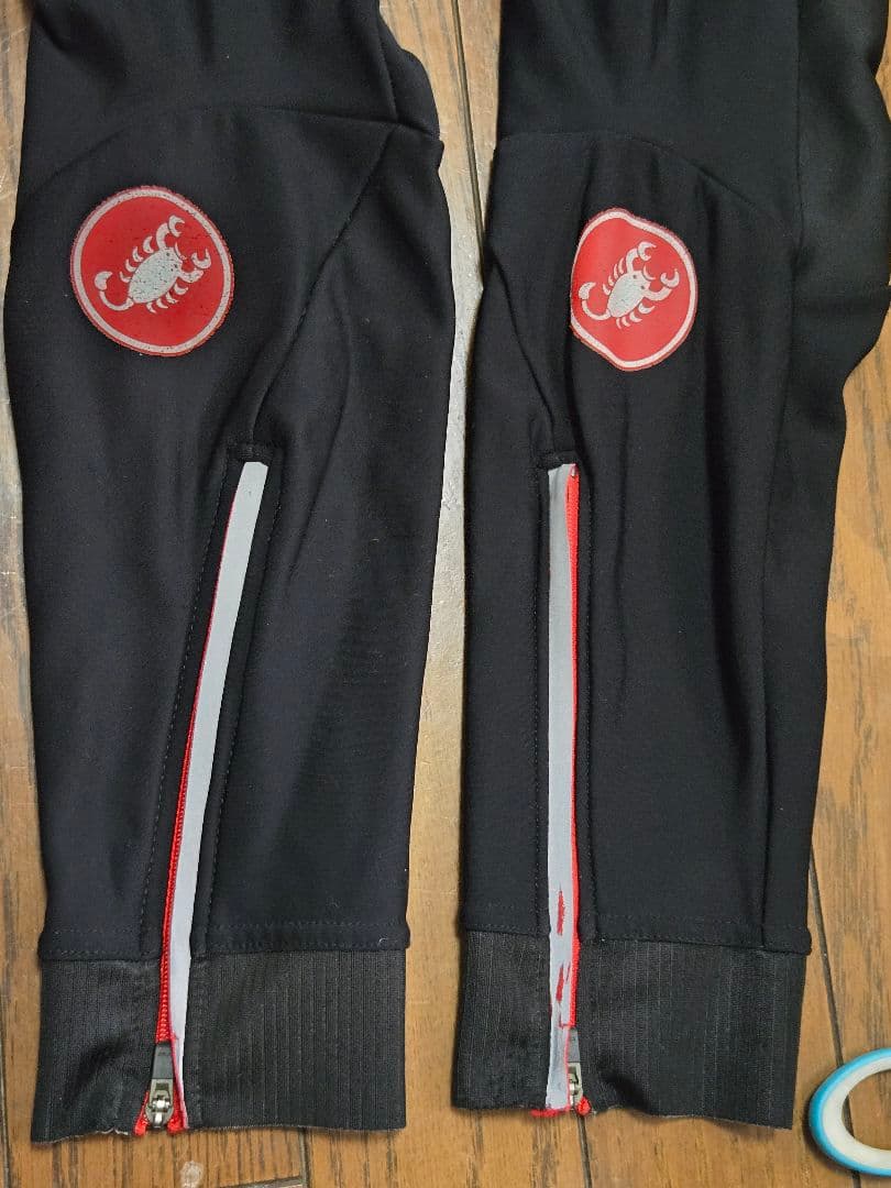 Castelli SORPASSO WIND 裏起毛 ビブタイツ -5～8℃帯