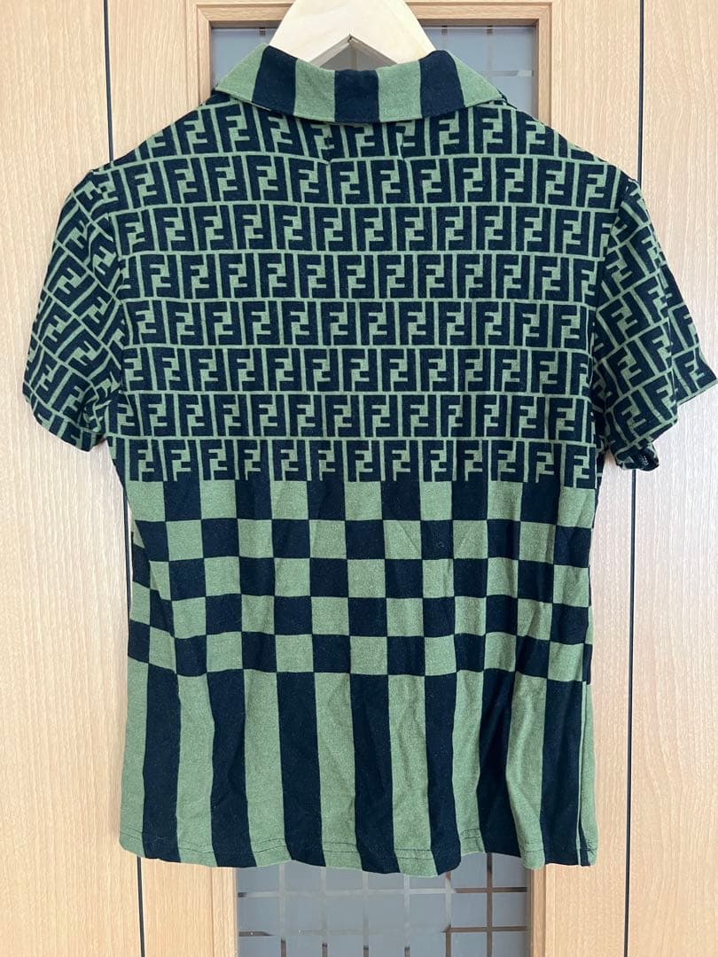フェンディポロシャツズッカ柄　半袖　レディース未使用タグ付き