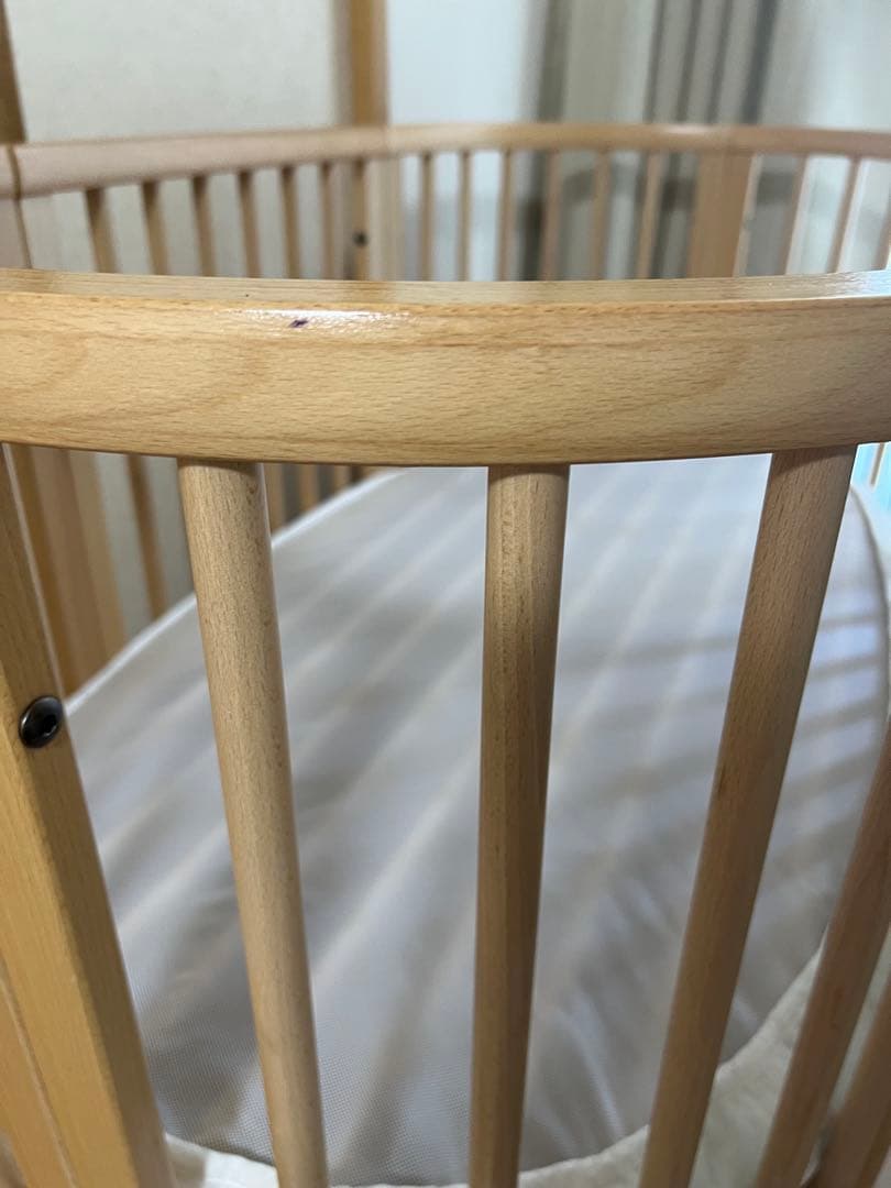 STOKKE スリーピー ベビーベッド 美品 マットレス＆未開封シーツ付き