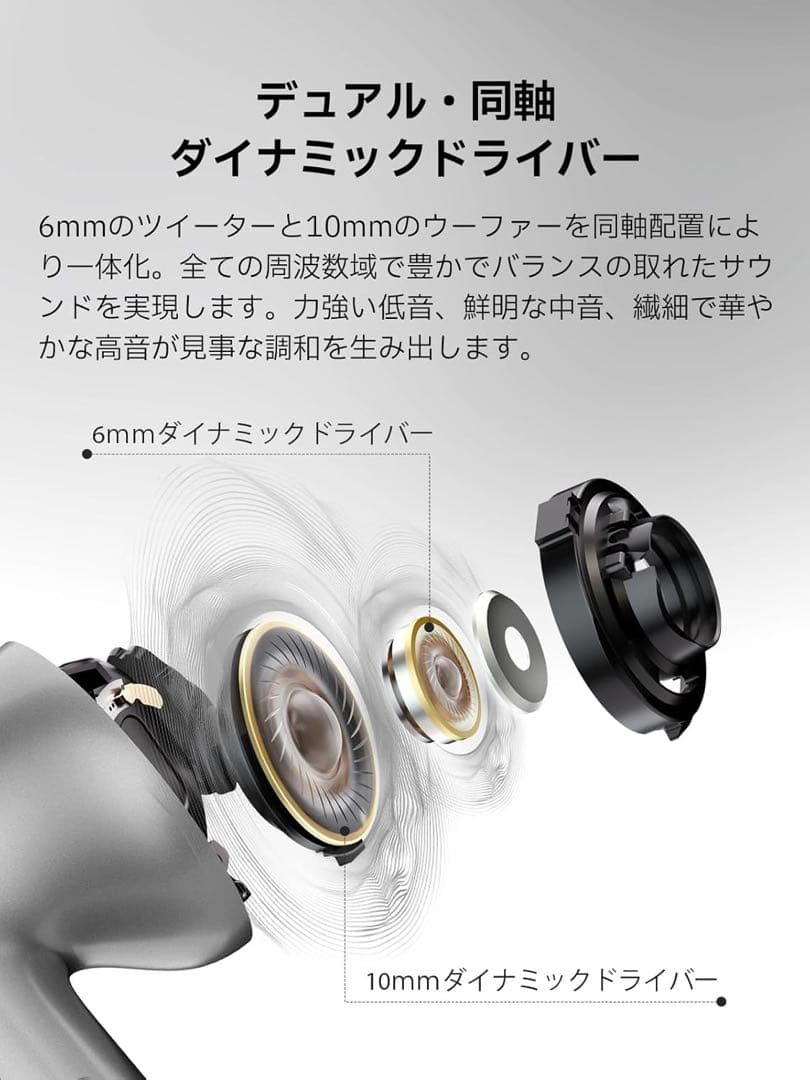EDIFIER EvoBuds Pro ワイヤレスイヤホン ノイズキャンセリング