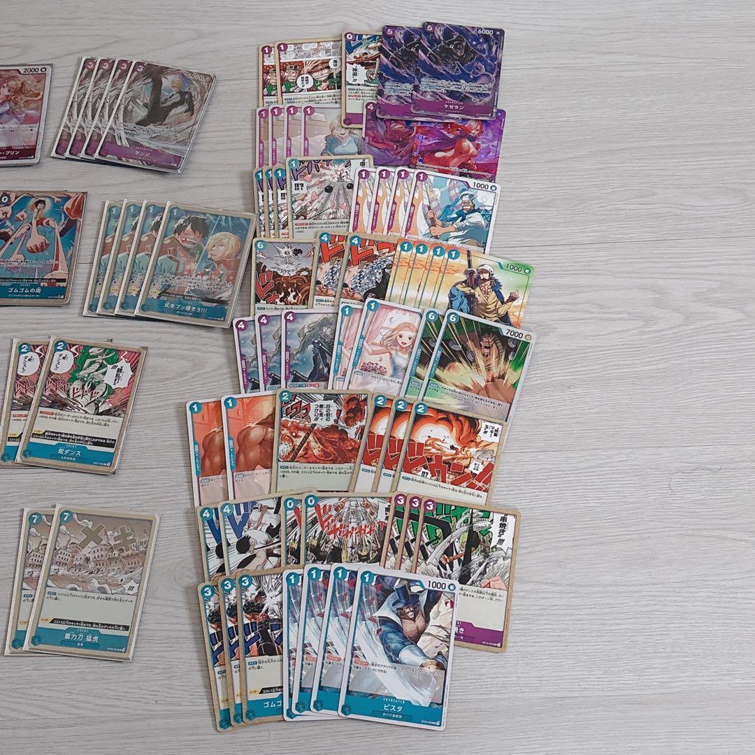 青紫サンジ デッキ リーダー パラレル 構築済み デッキパーツ 優勝構築