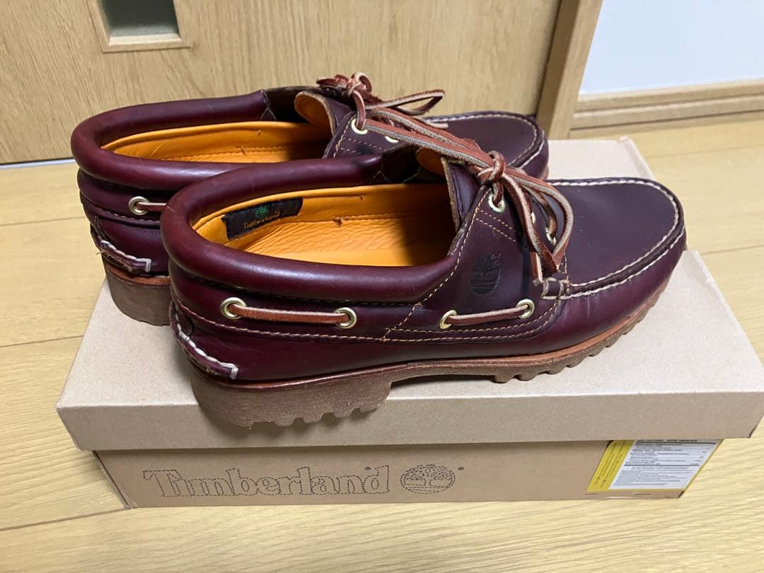 Timberland 3eye クラシックラグ　27cm バーガンディ
