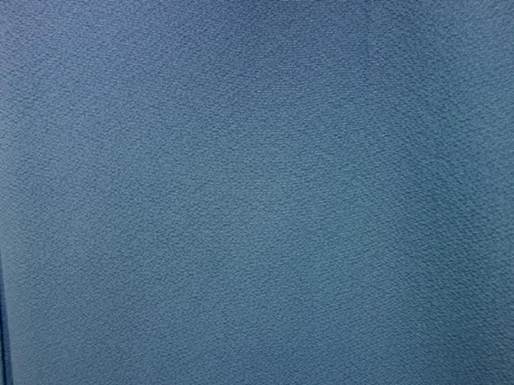 未使用美品 Lサイズ　色無地 堅牢染 紋 ガード加工 青■ON80112-19