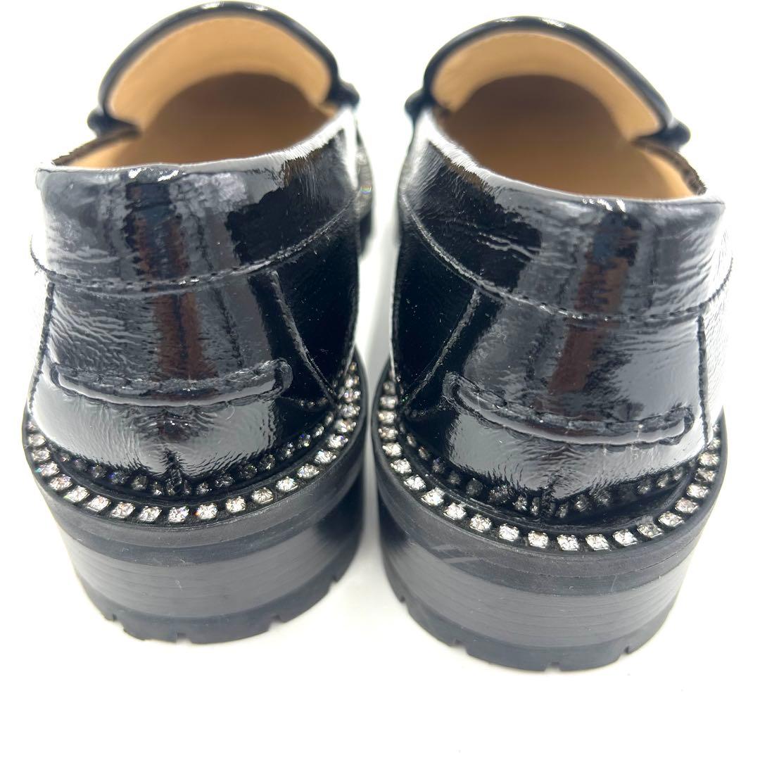 Jimmy Choo ジミーチュウ ローファー ラインストーン