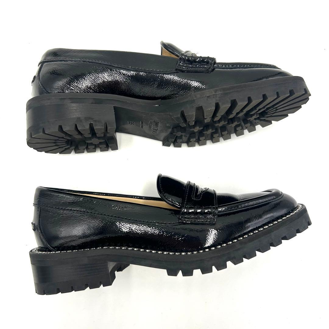 Jimmy Choo ジミーチュウ ローファー ラインストーン