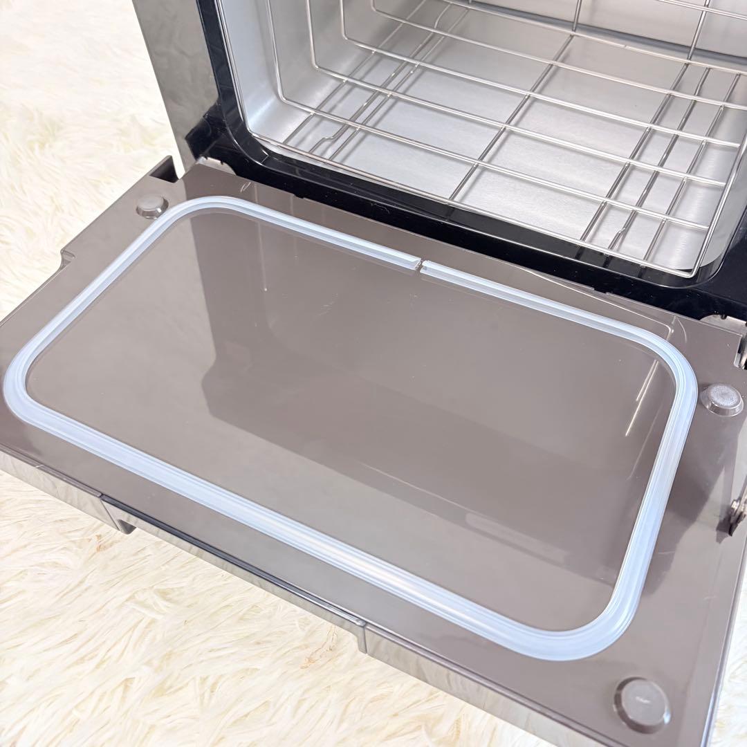 タオルウォーマー K 前開き Sサイズ 7.5L ブラウン/ブラック おしぼり