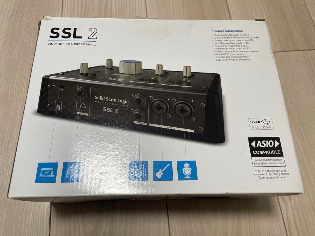 Solid State Logic SSL2 オーディオインターフェイス