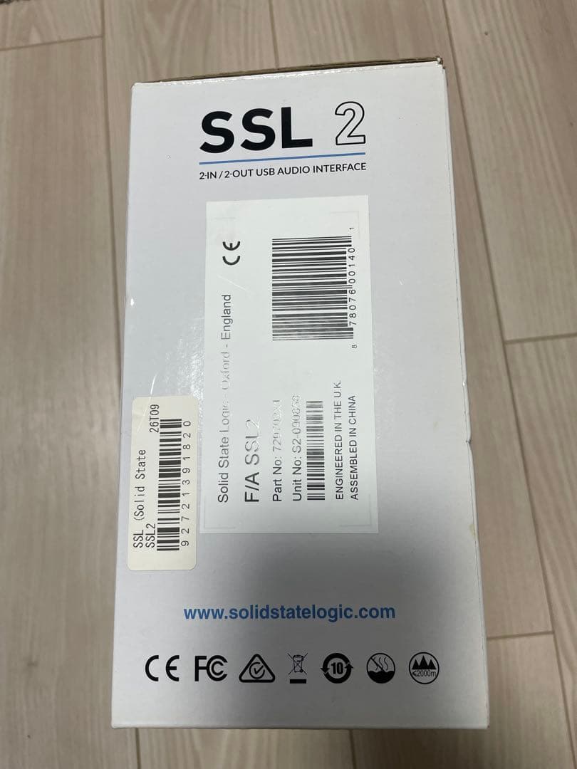 Solid State Logic SSL2 オーディオインターフェイス