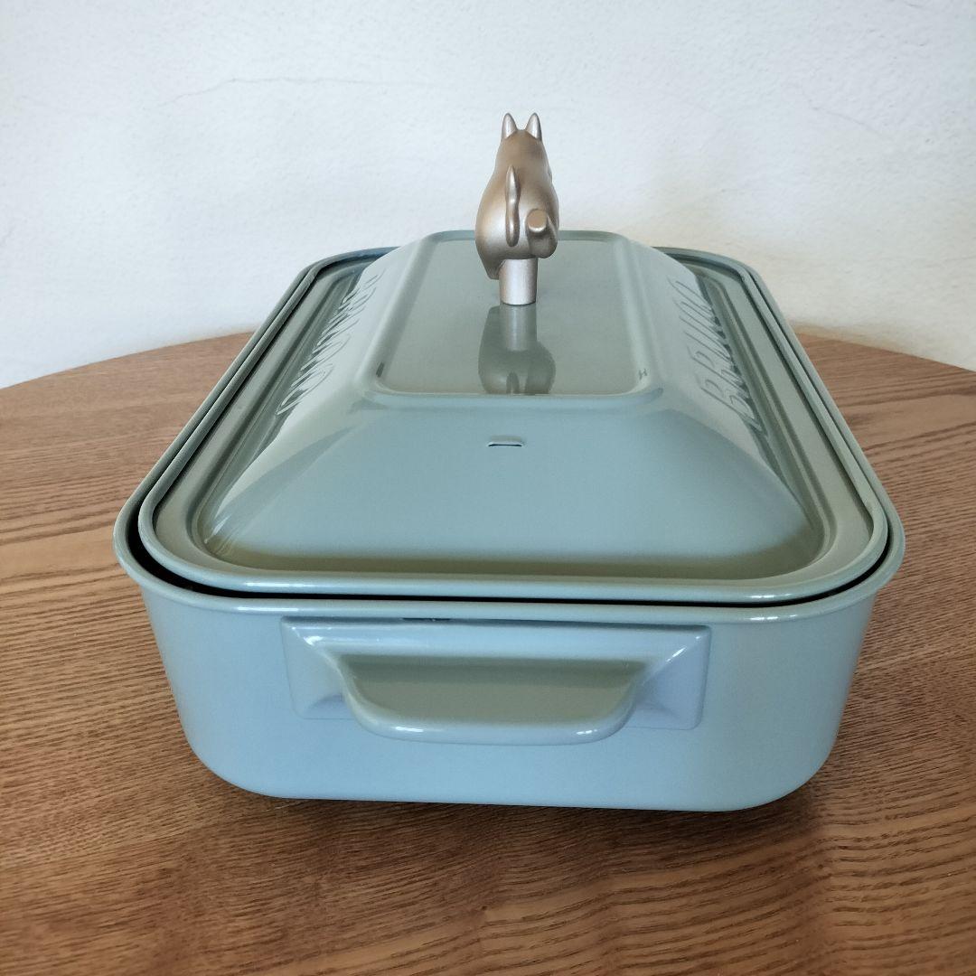 【美品✨】BRUNO ブルーノ ムーミンコンパクトホットプレート 別売 深鍋付