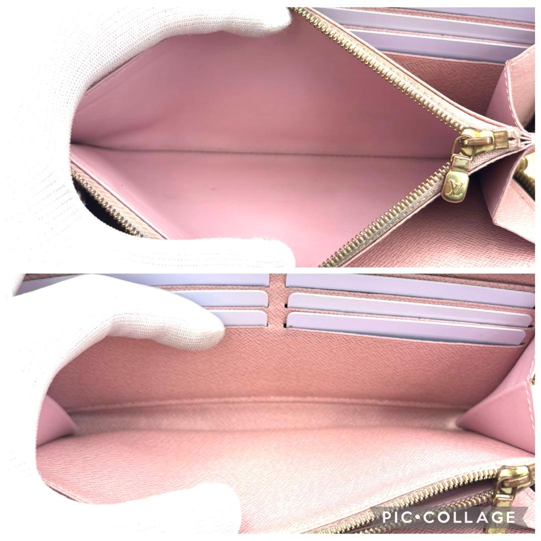 【新型モデル】 ルイヴィトン モノグラム ローズバレリーヌ ジッピーウォレット