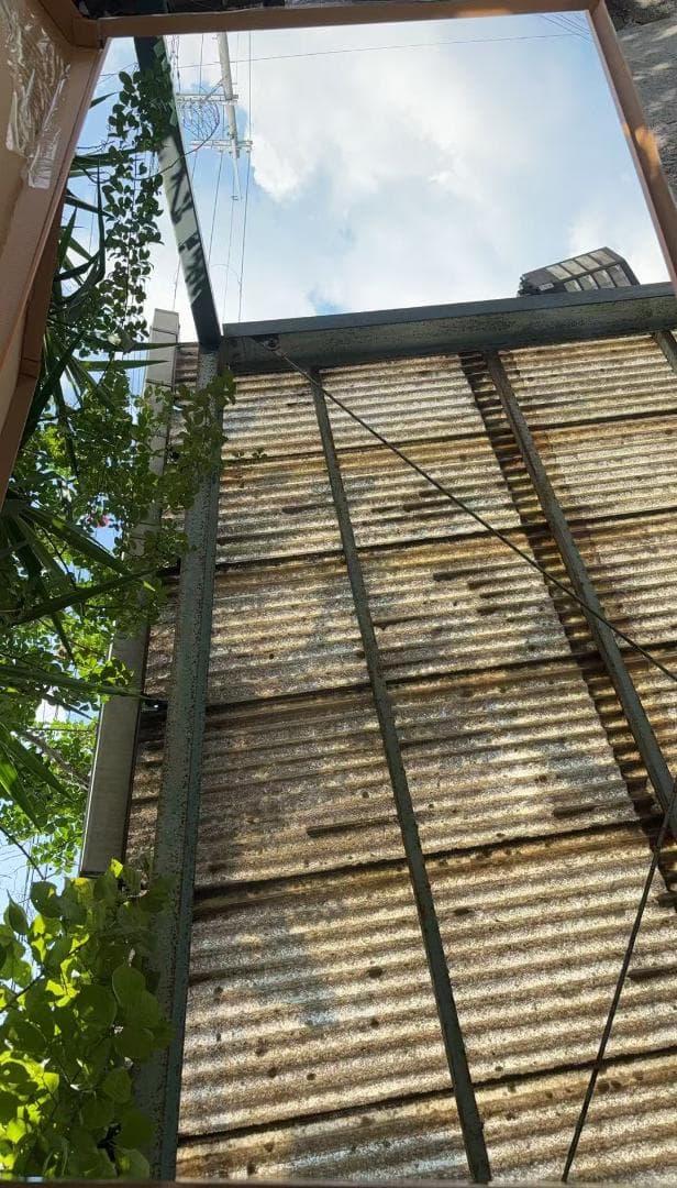 【美品】スタンドミラー 壁掛け 割れない鏡 幅80x160cm 木色 21番