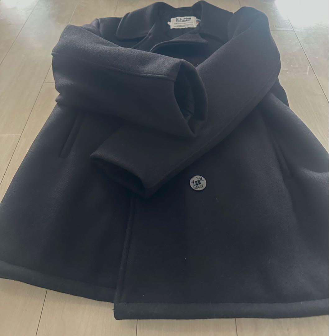 U.S. 740N Pea Jacket ブラック 46