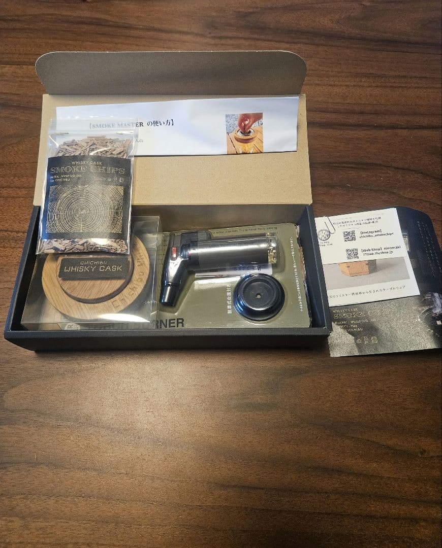SMOKER Set ウイスキー　燻製　　スモークチップ　秩父蒸溜所