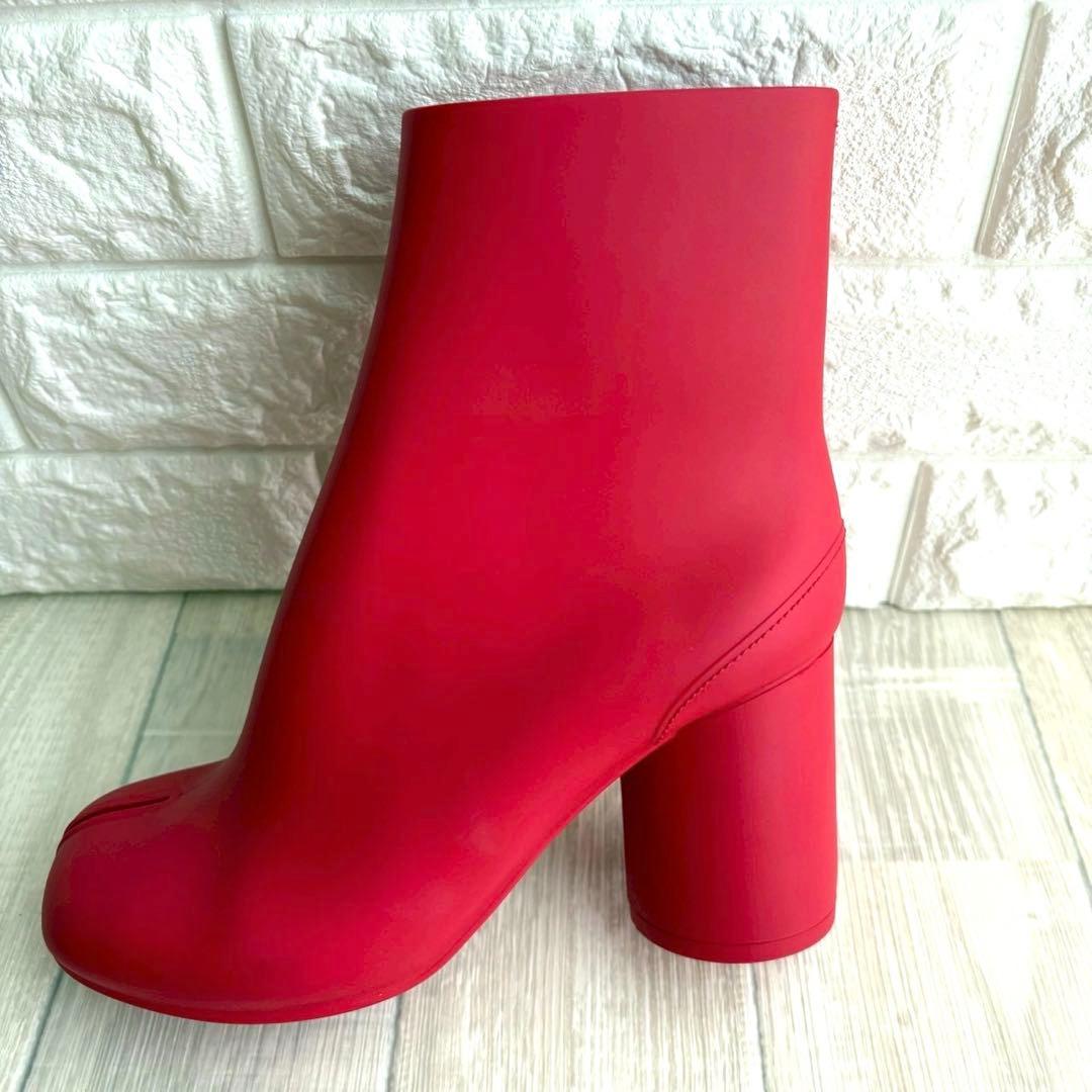 【極美品】 定価14,５０００円 メゾンマルジェラ タビ ラバーブーツ 37