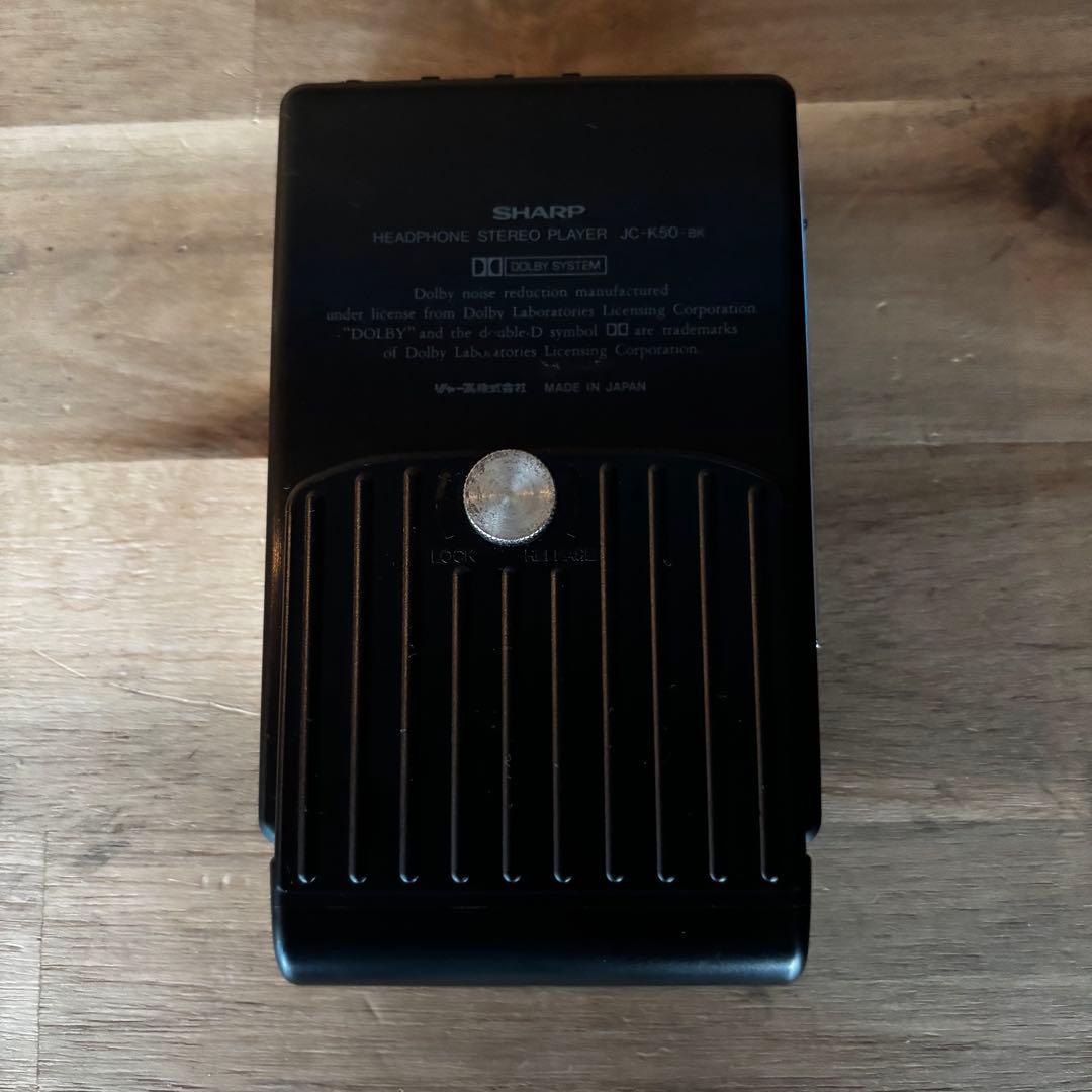 SHARP JC-K50 ポータブルカセットプレーヤー ブラック