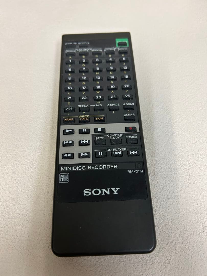 ★ SONY ソニー MDデッキ MDS-W1＋ リモコン　MDレコーダー★