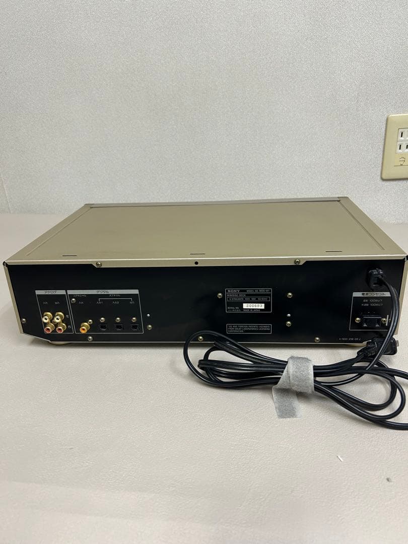 ★ SONY ソニー MDデッキ MDS-W1＋ リモコン　MDレコーダー★