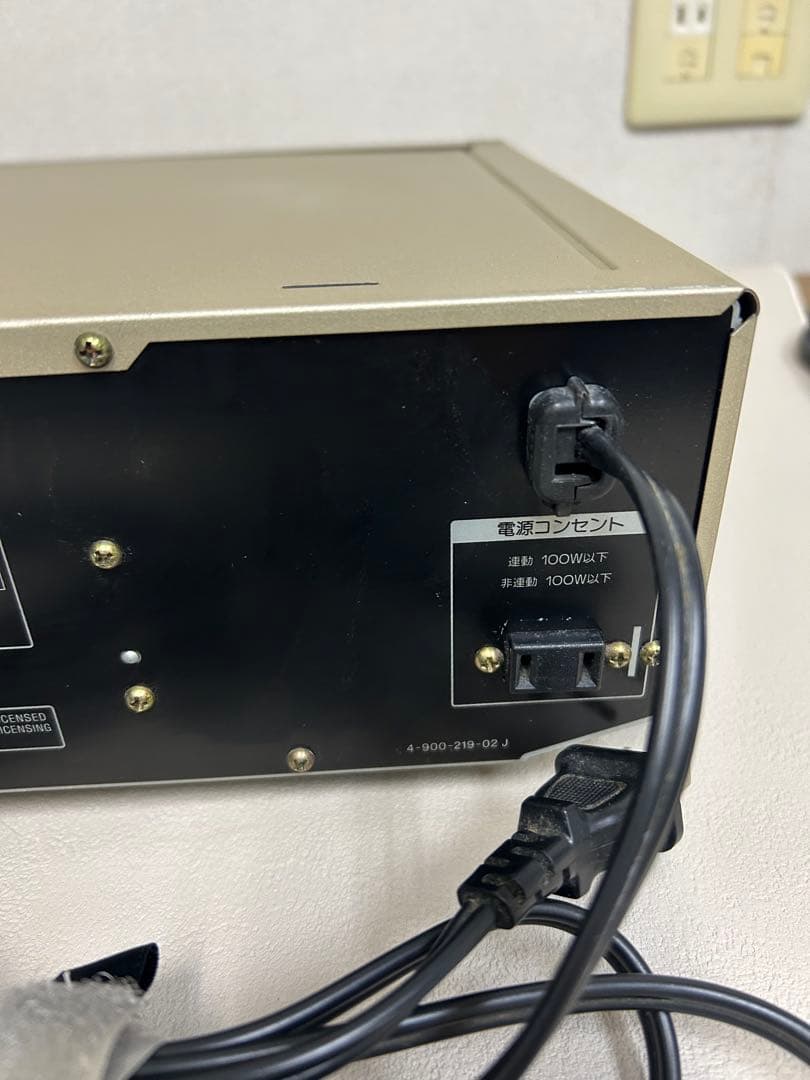 ★ SONY ソニー MDデッキ MDS-W1＋ リモコン　MDレコーダー★