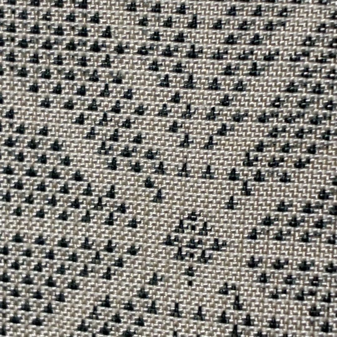 D92 本場白大島紬 麻の葉 正絹 着物 袷 しつけ糸付き未使用極美品