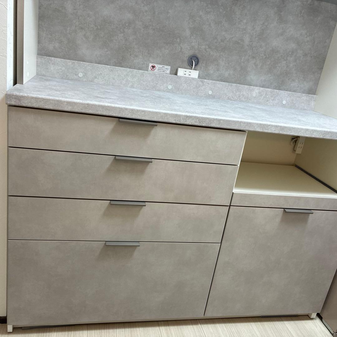 《週末セール》【美品】パモウナ　キッチンカウンター RU 幅140cm