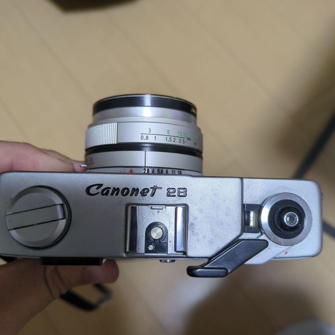 Canonet 28 シルバー 35mmフィルムカメラ