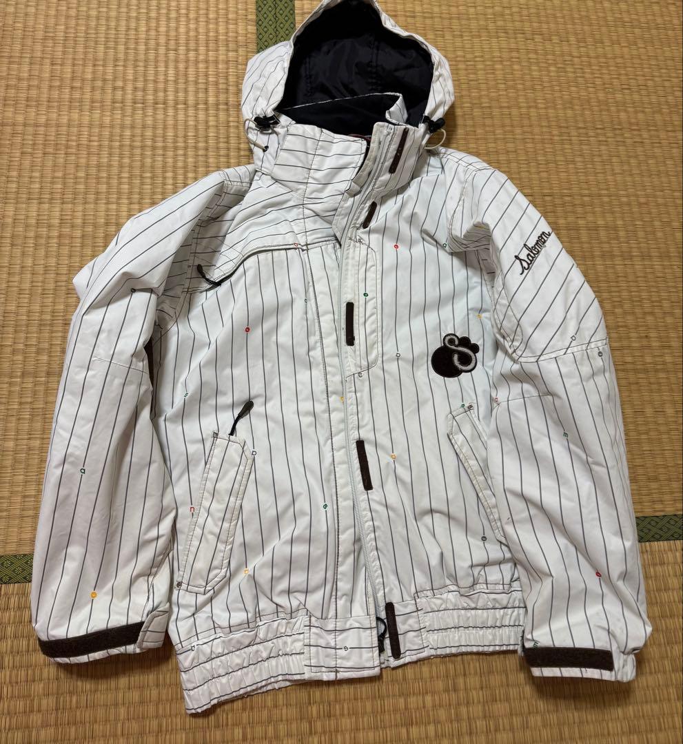 ホワイトストライプ スキーウェアセット　サロモン　レディース