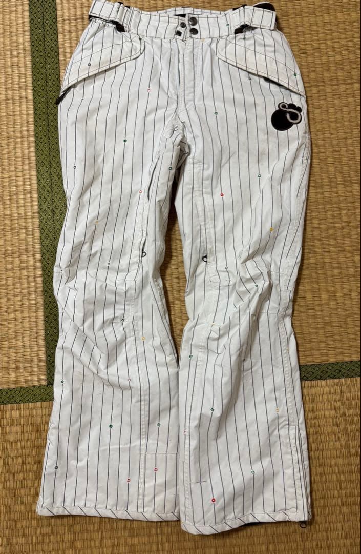 ホワイトストライプ スキーウェアセット　サロモン　レディース