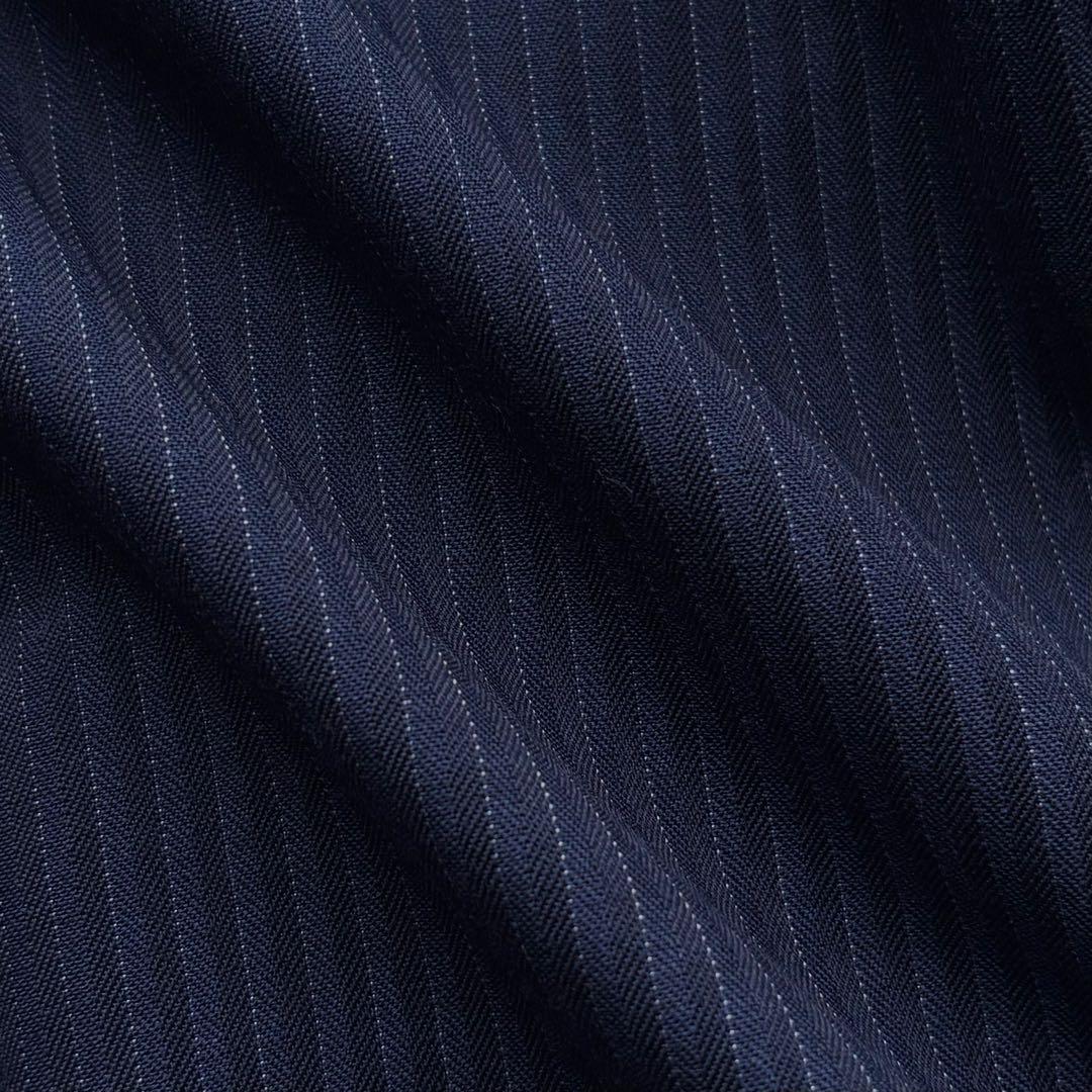 スーツセレクト セットアップ スーツ 2B 3ピース ネイビー ストライプ Y5