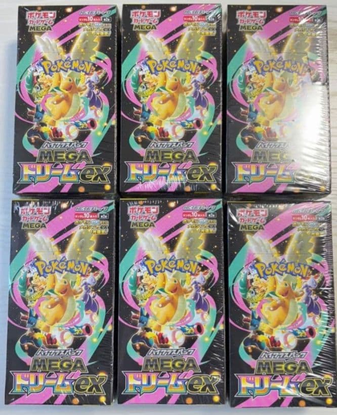 ポケモンカード ハイクラスパック MEGA ドリームex 6box