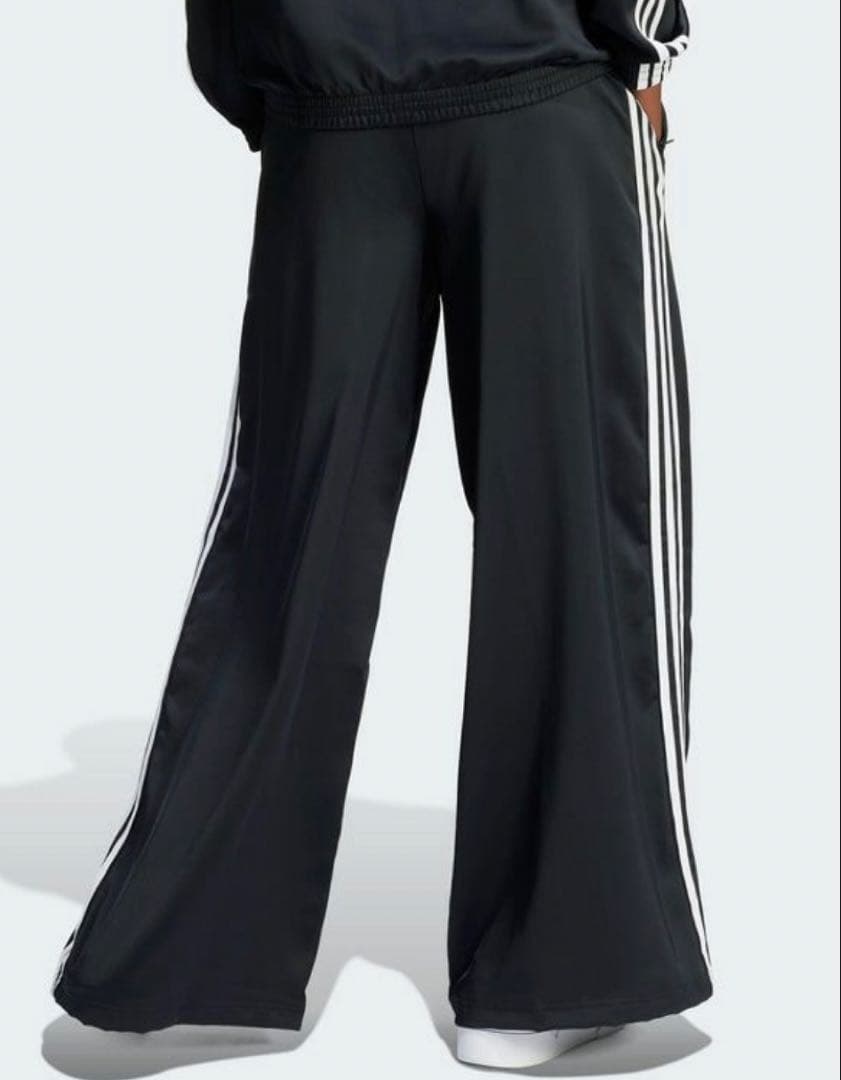 【ADIDAS/アディダス】SATIN WIDE LEG TRACK パンツ