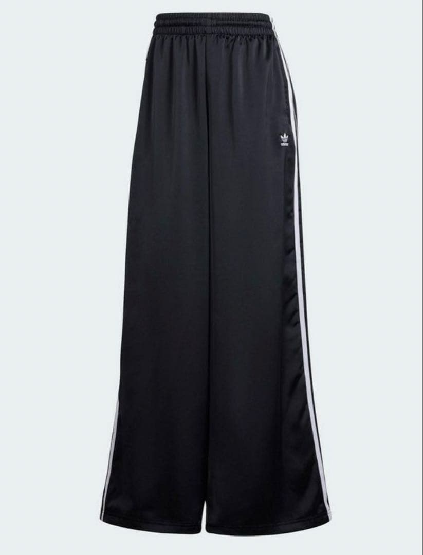 【ADIDAS/アディダス】SATIN WIDE LEG TRACK パンツ