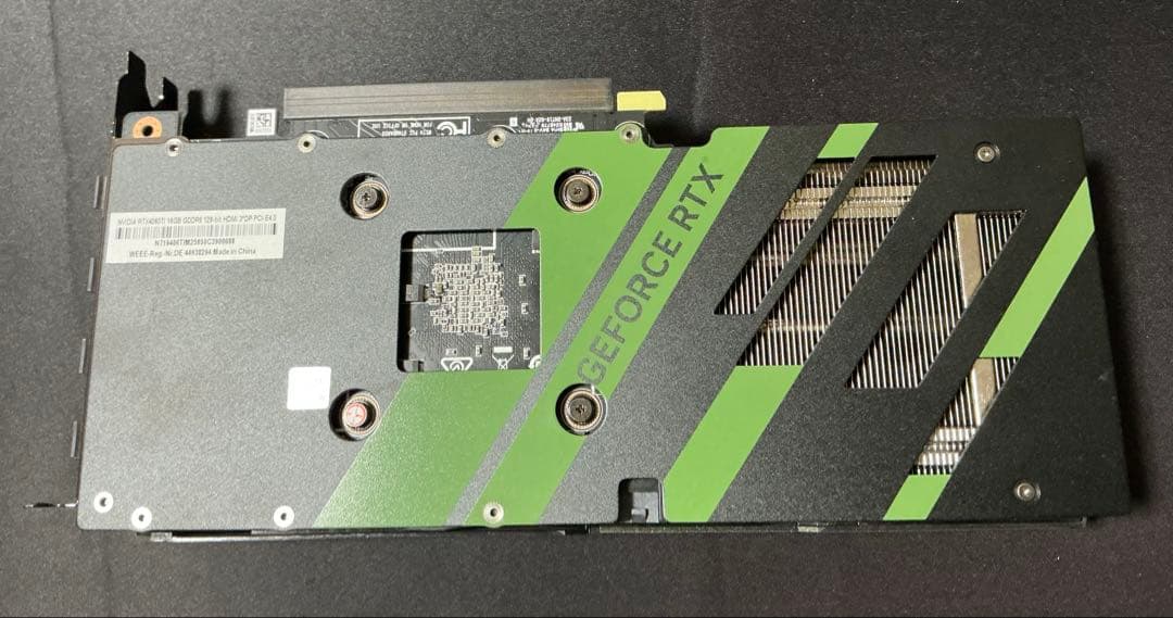 美品RTX4060Ti 16GB動作確認済み