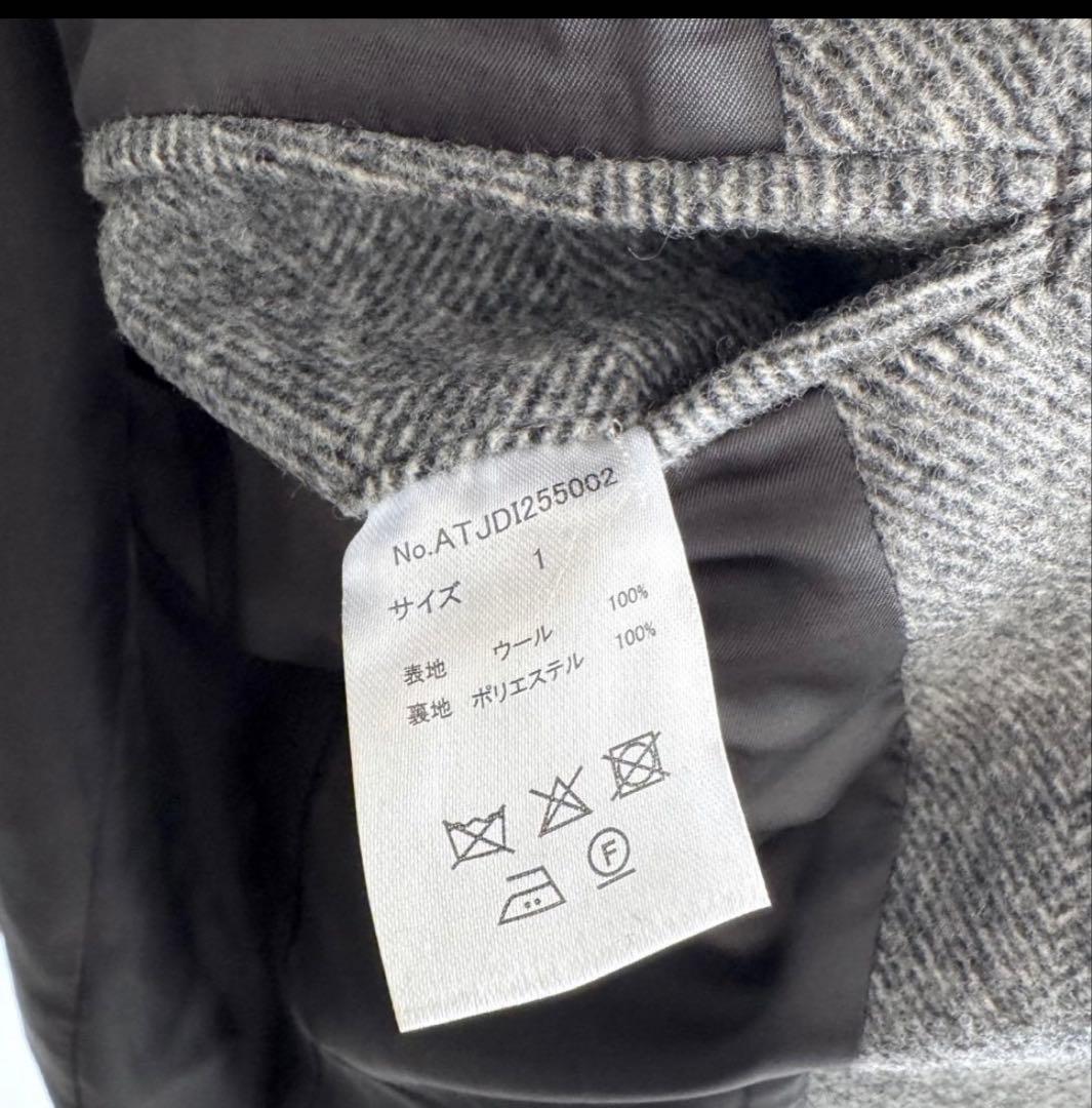 25AW Apartment Three ヘリンボーンブレザー 定価8.2万