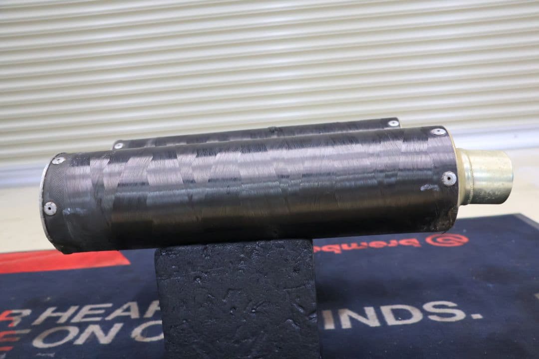 SP忠男　カーボンサイレンサー　2本セット　左右用